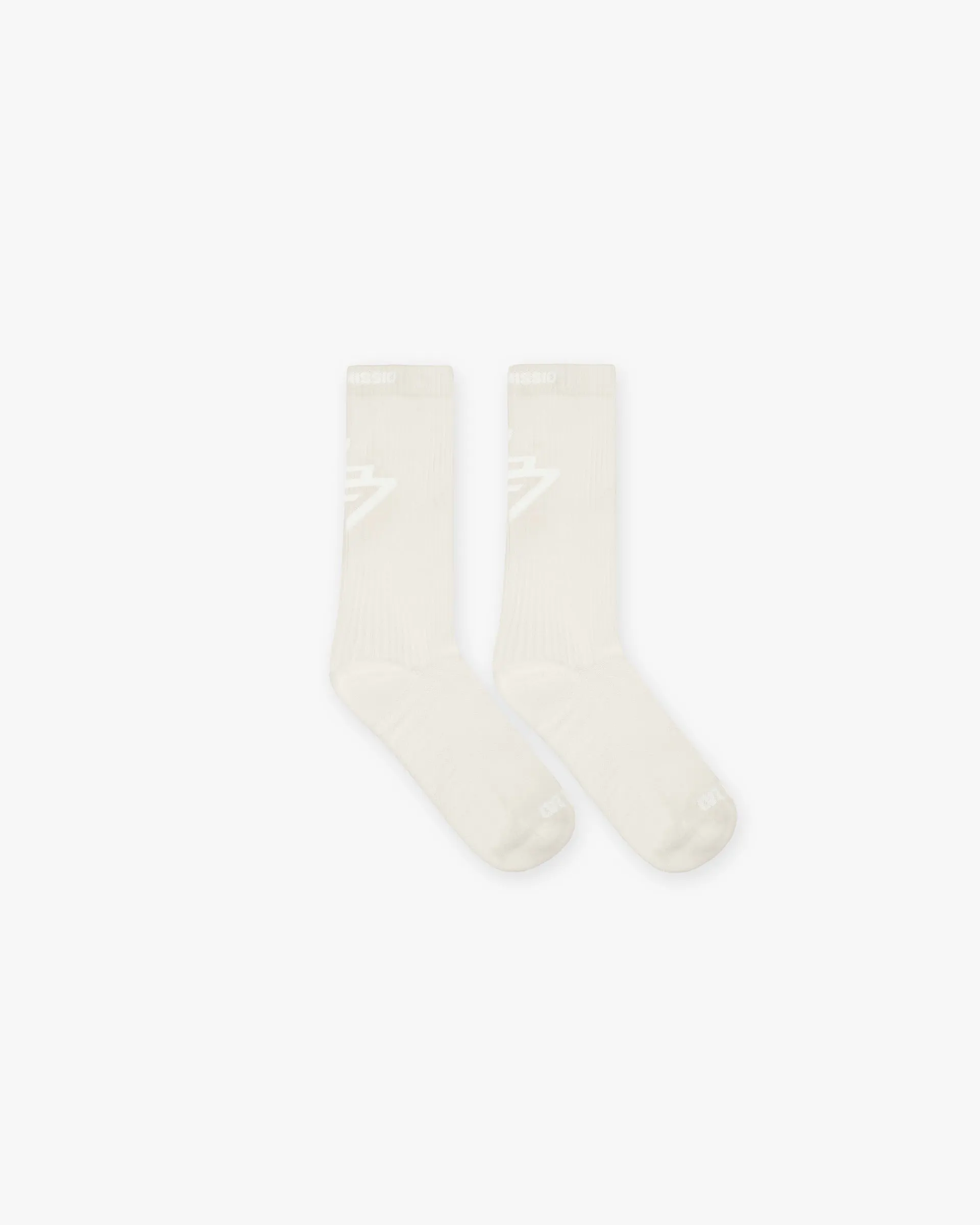 247 Logo Socks - Cream