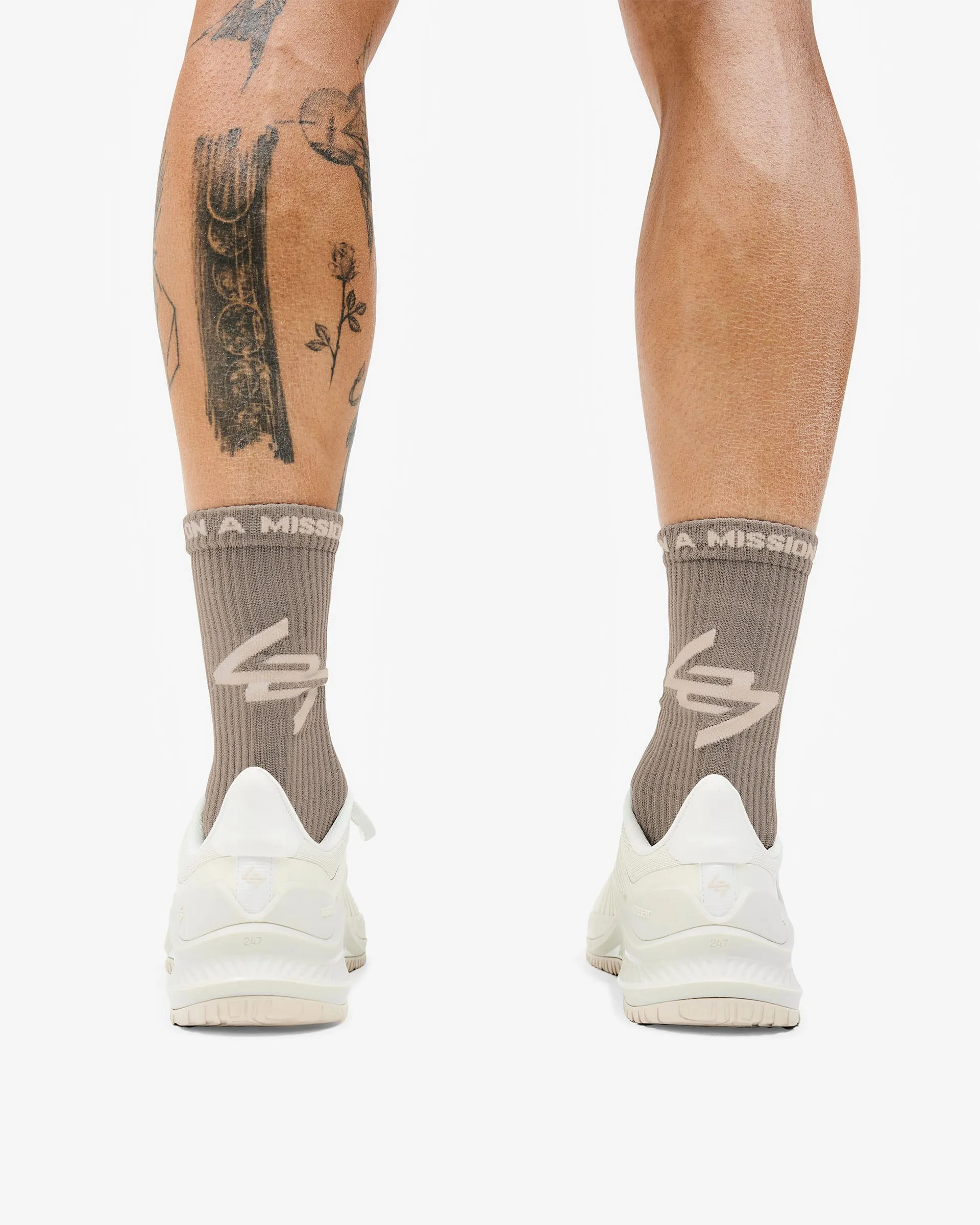 247 Logo Socks - Earth