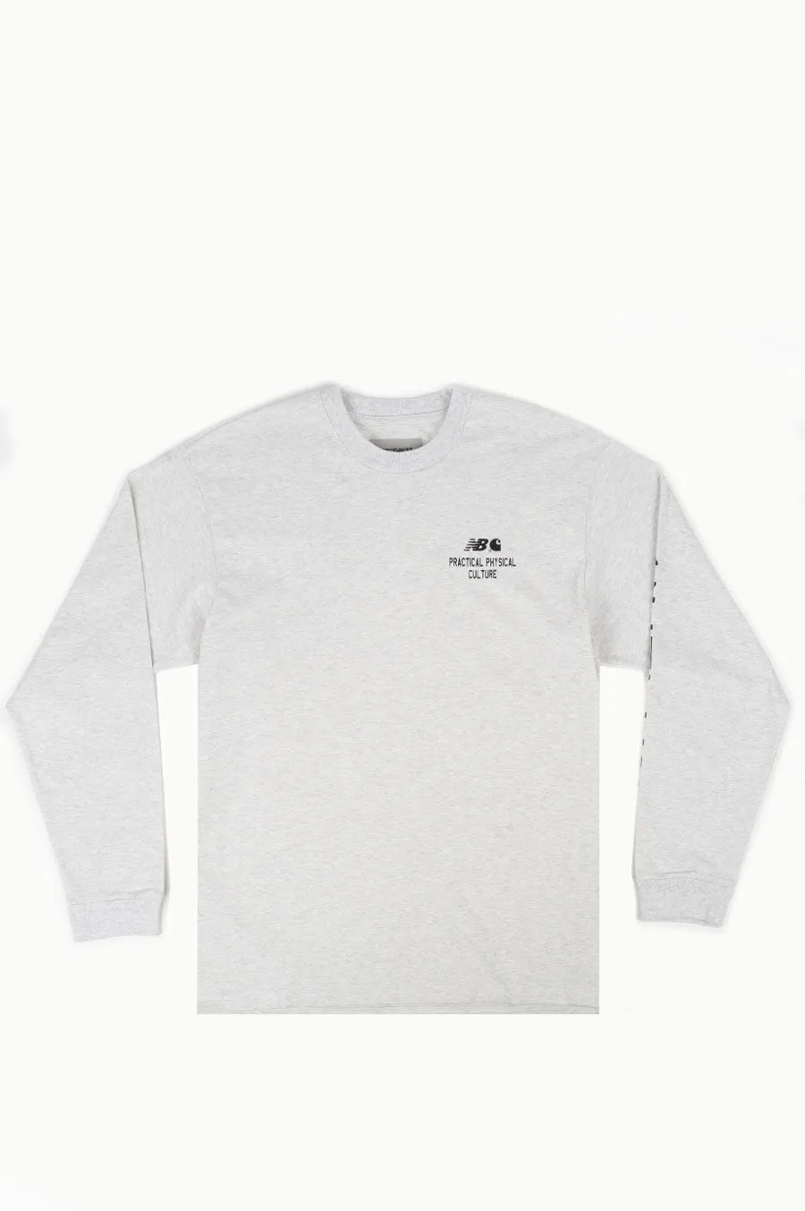 CARHARTT WIP X NEW BALANCE L/S T-SHIRT ASH HEATHER