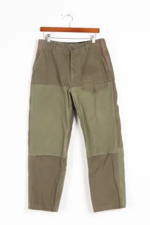 Engineered Garments FW23 'Herringbone Twill' Field Pants Olive (2023)