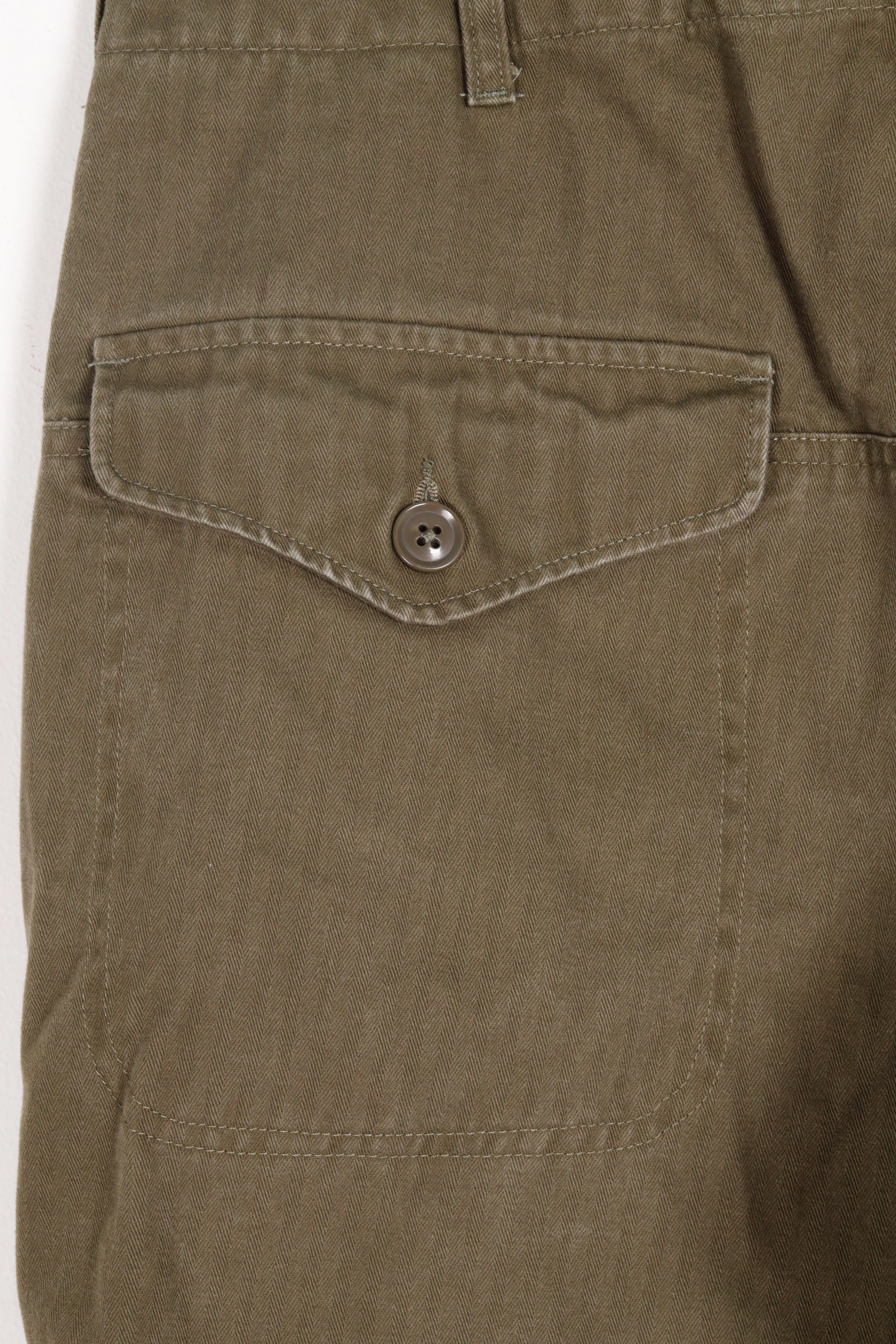 Engineered Garments FW23 'Herringbone Twill' Field Pants Olive (2023)