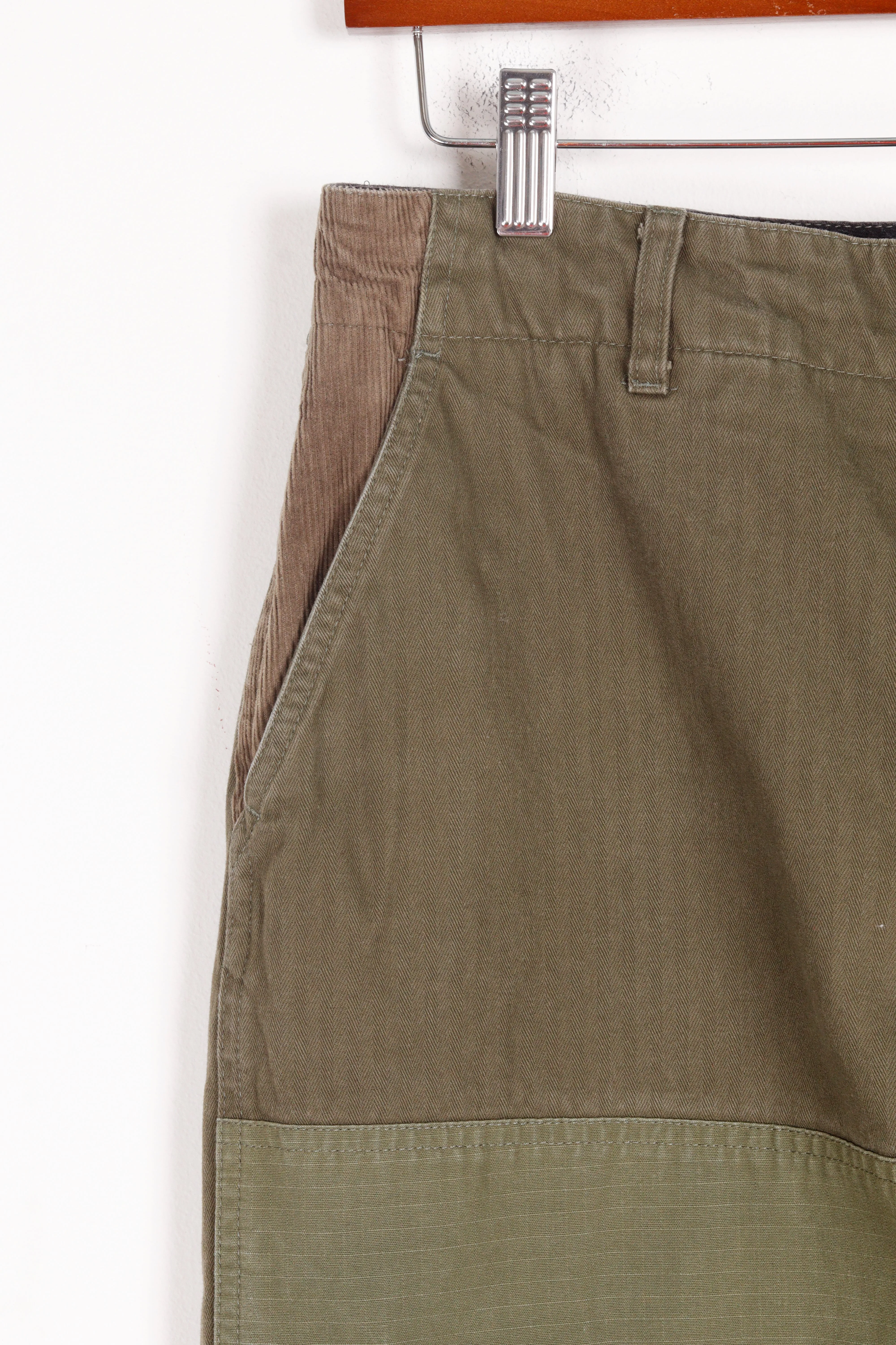 Engineered Garments FW23 'Herringbone Twill' Field Pants Olive (2023)