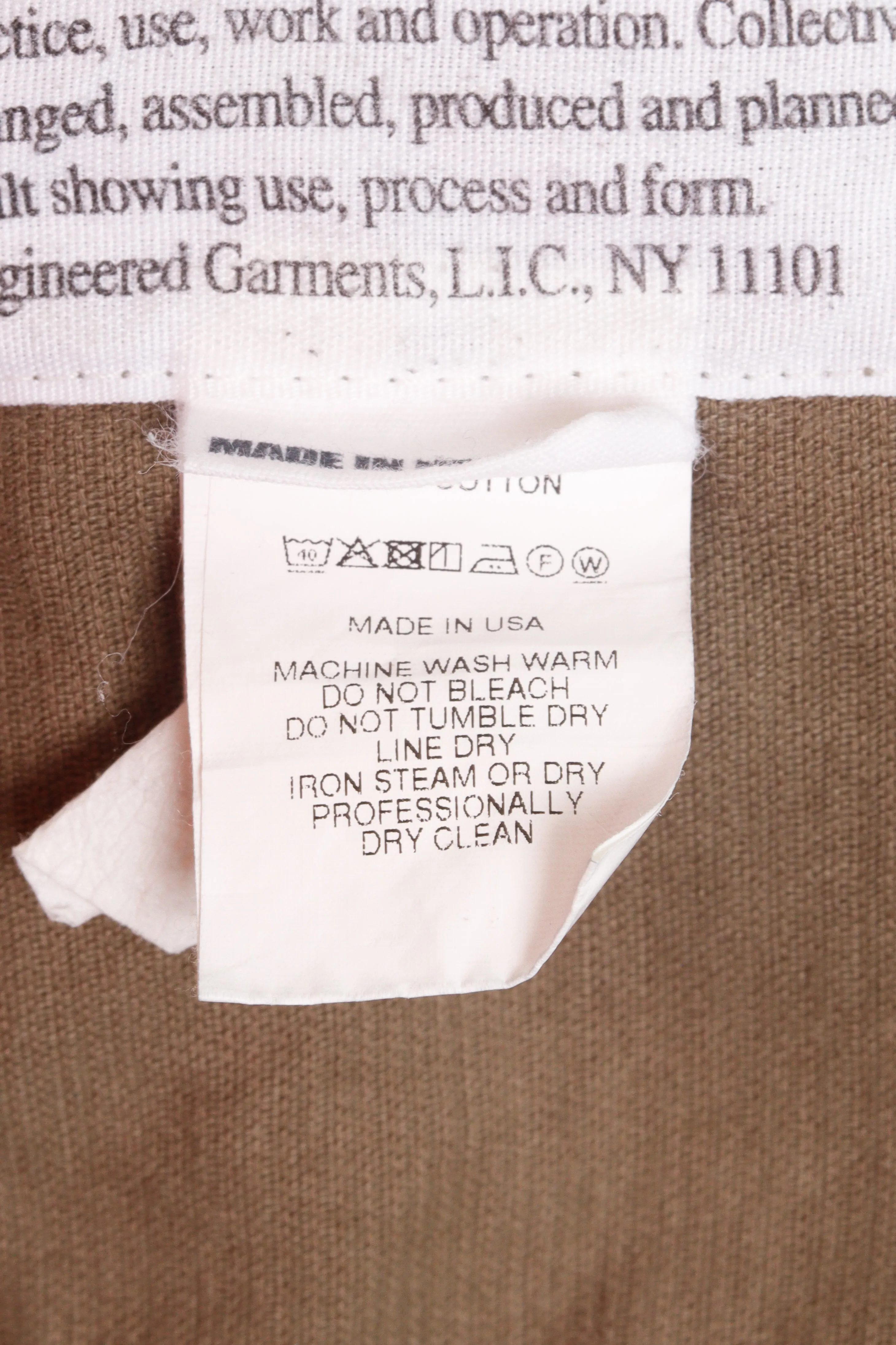 Engineered Garments FW23 'Herringbone Twill' Field Pants Olive (2023)