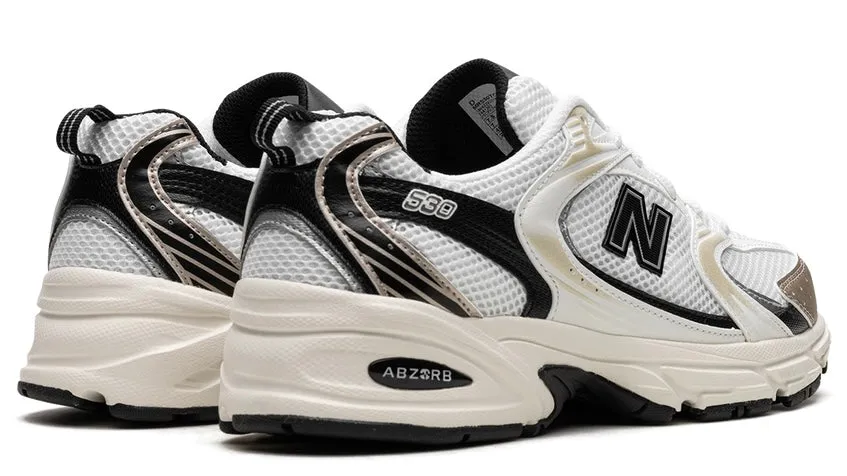 New Balance 530 White Light Gold Metallic
