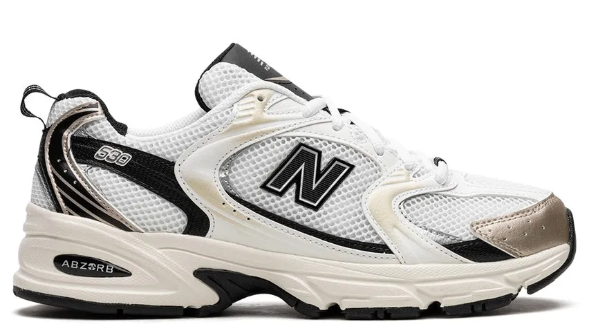 New Balance 530 White Light Gold Metallic