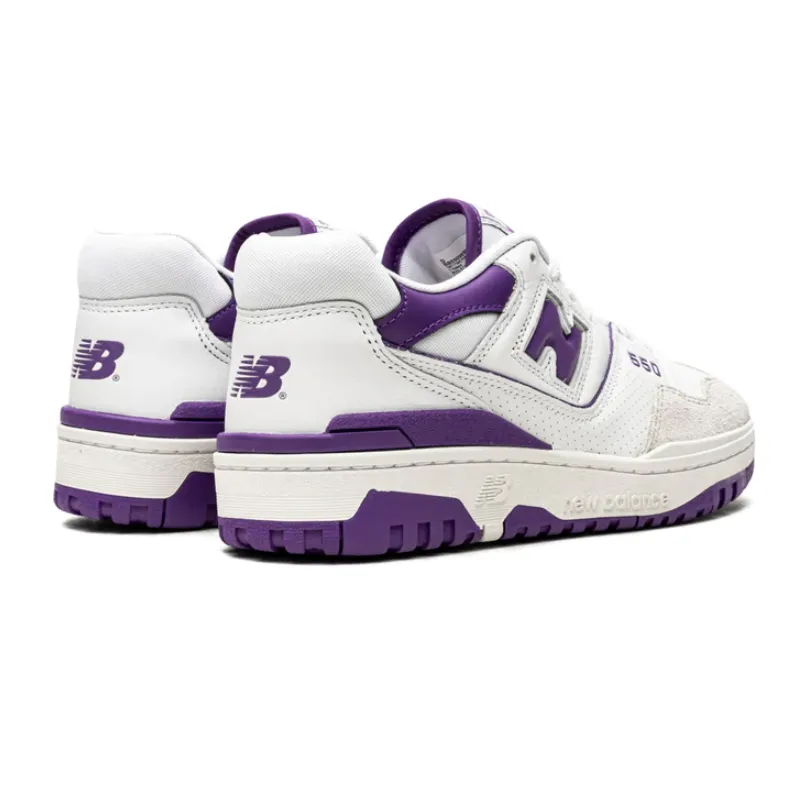 New Balance 550 White Purple