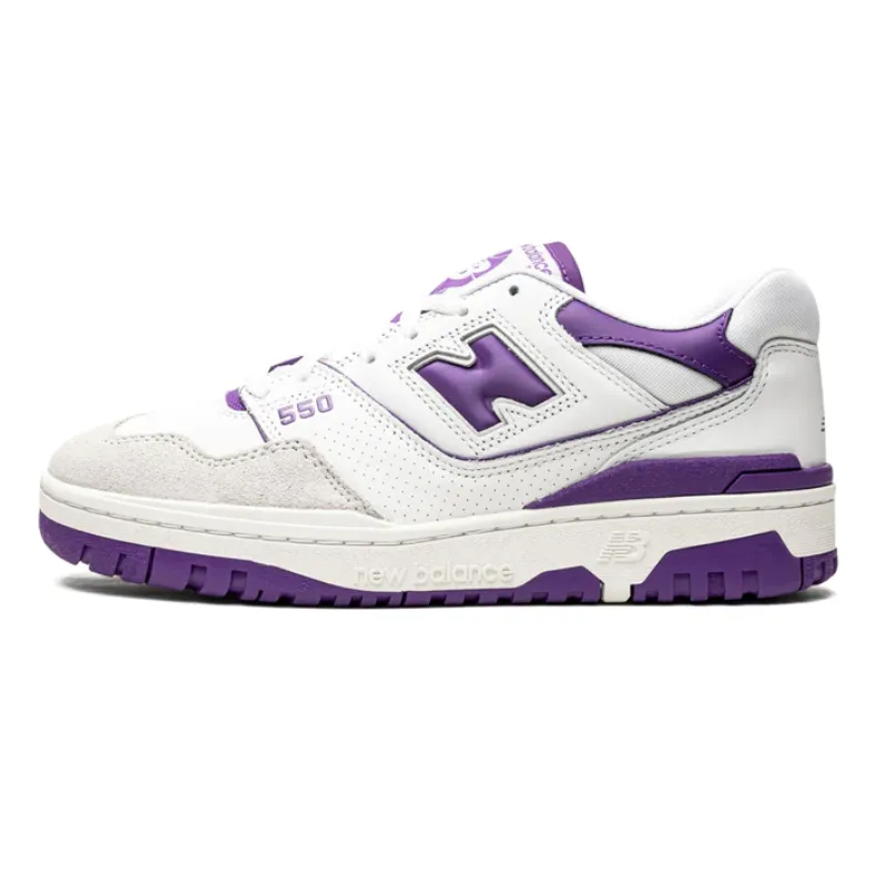 New Balance 550 White Purple