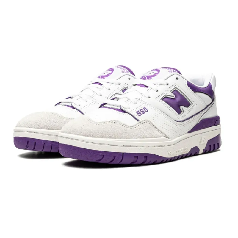 New Balance 550 White Purple