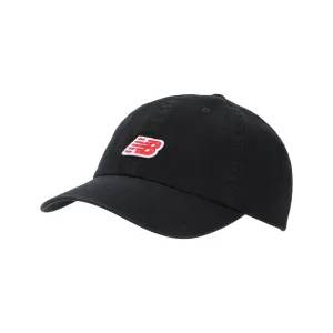 New Balance 6 Panel NB Patch Logo Hat Black LAH51013-BK
