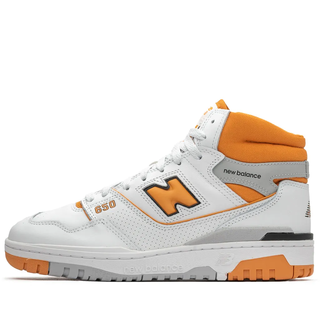 New Balance 650R - White/Canyon