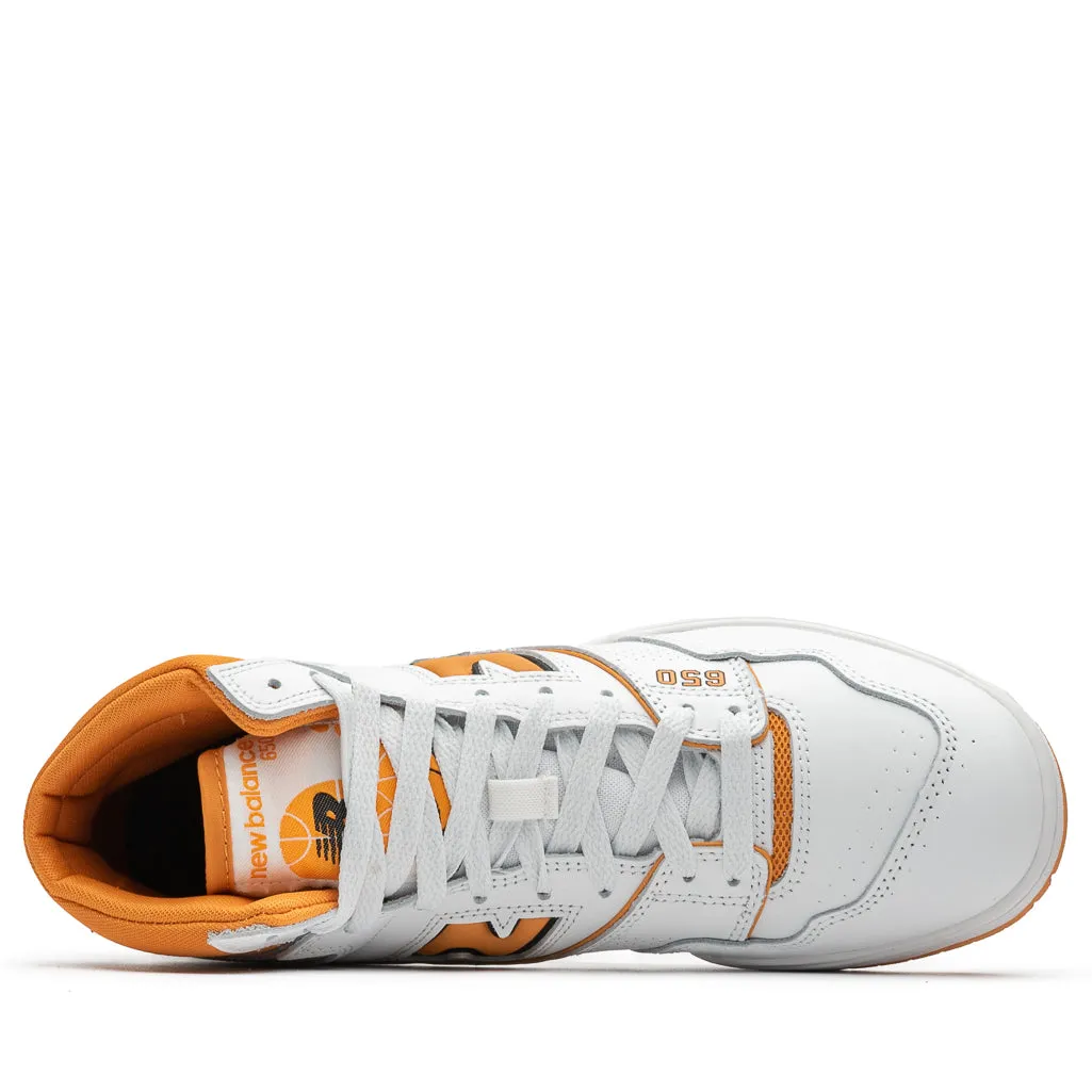 New Balance 650R - White/Canyon
