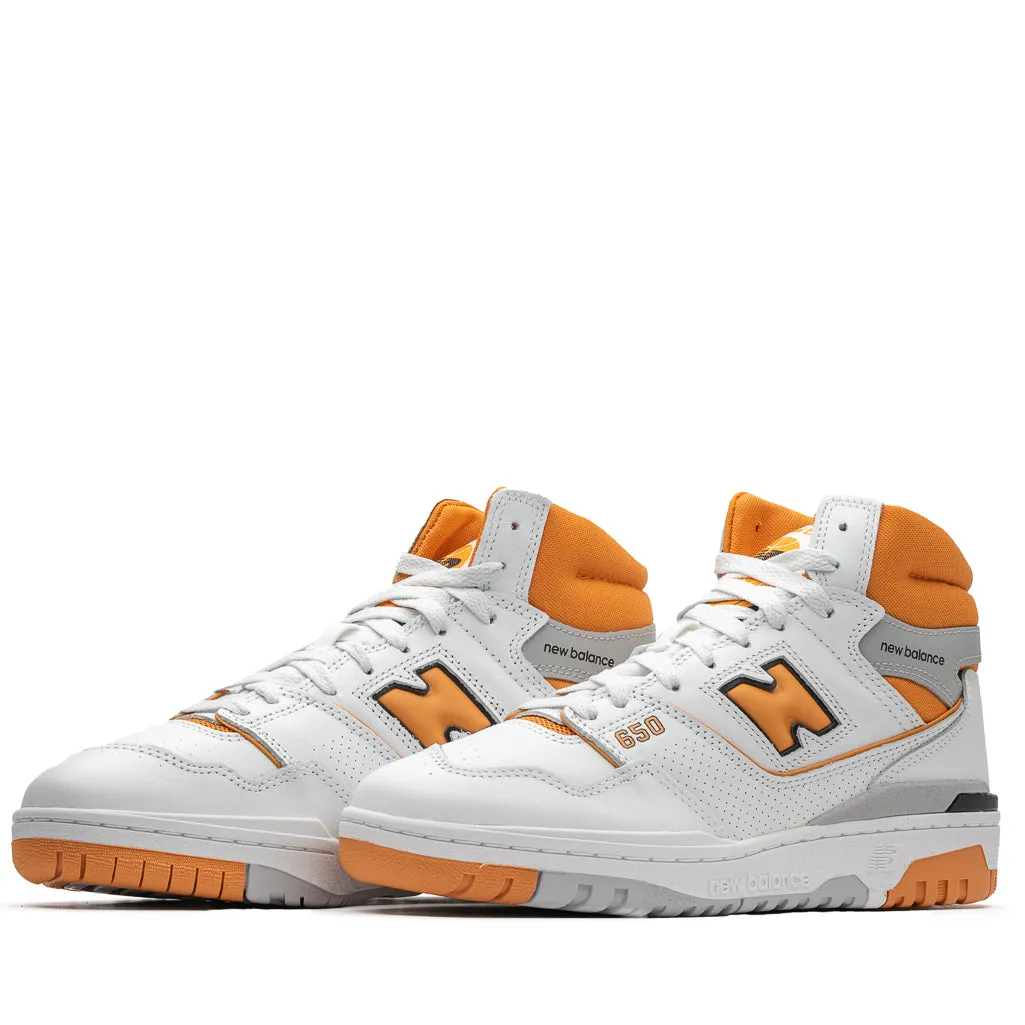New Balance 650R - White/Canyon