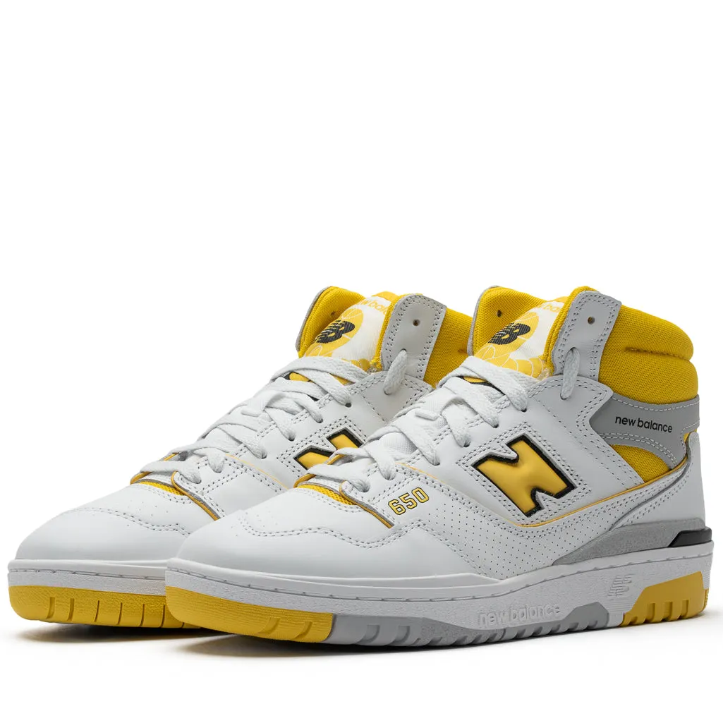 New Balance 650R - White/Yellow