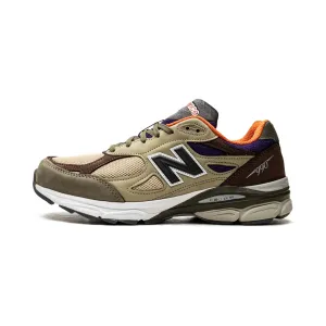 New Balance 990v3 MiUSA X Teddy Santis Khaki Orange