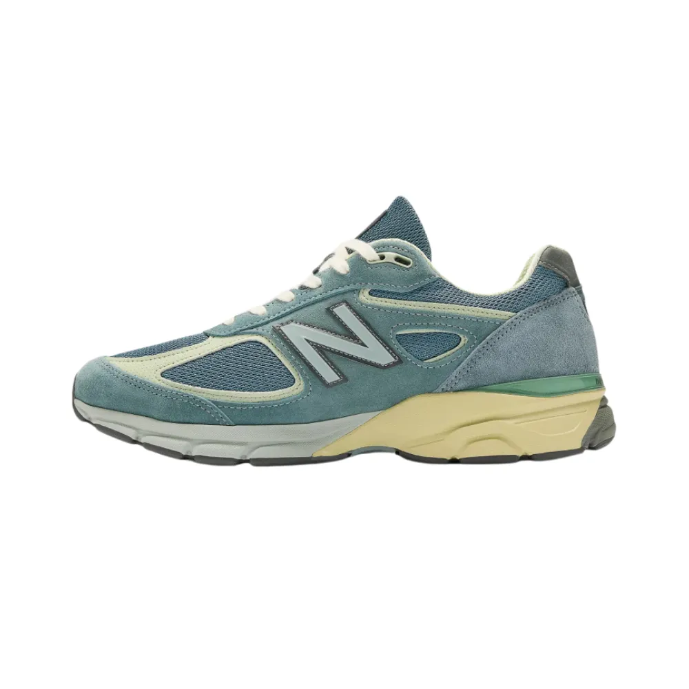 New Balance 990v4 MiUSA Auralee Blue White Cream