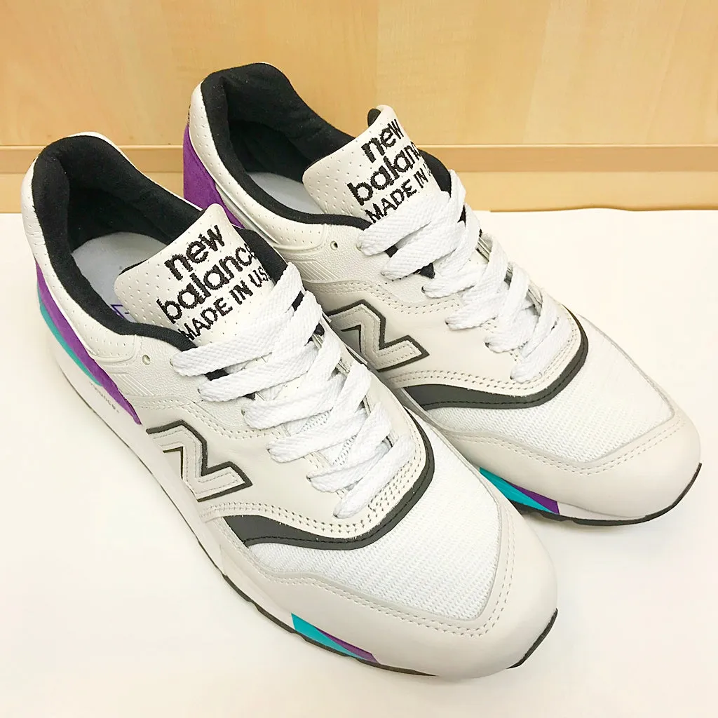 NEW BALANCE M997WEA WHITE PURPLE MADE IN USA
