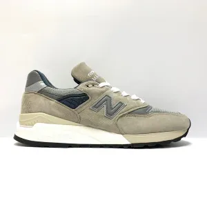 NEW BALANCE M998BLA GREY WHITE MEN MADE IN USA