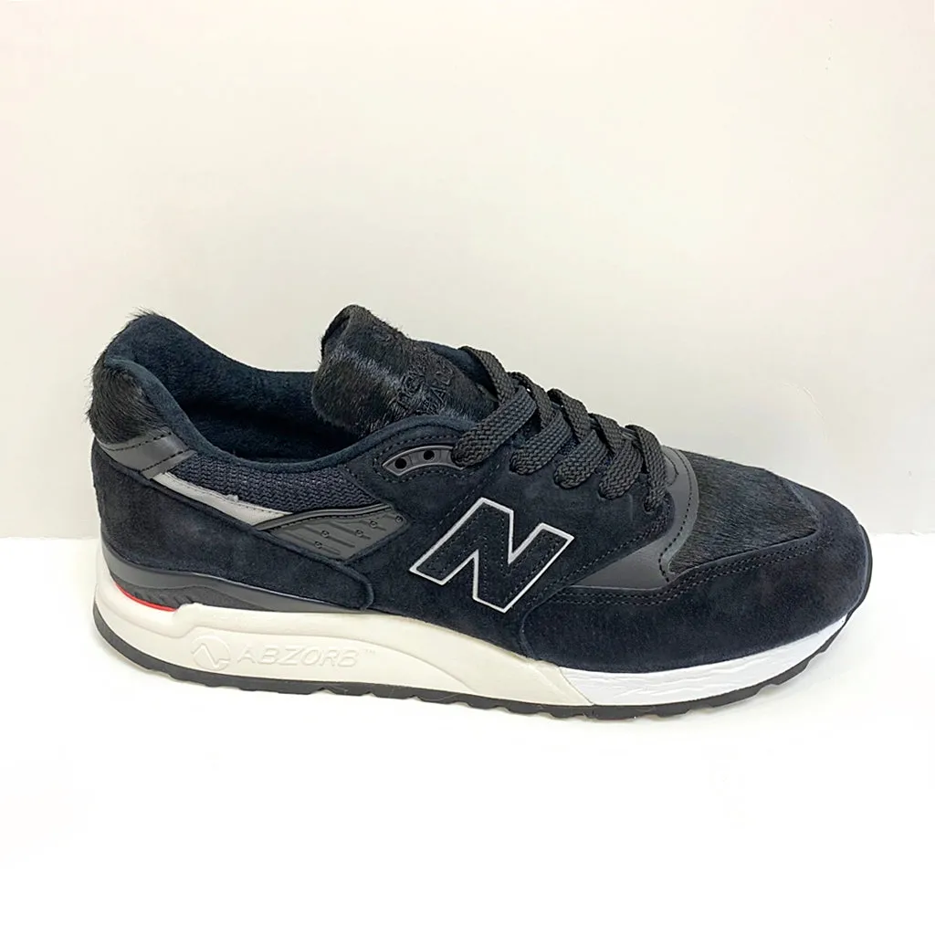 NEW BALANCE M998TCB BLACK PONY HAIR MADE IN USA