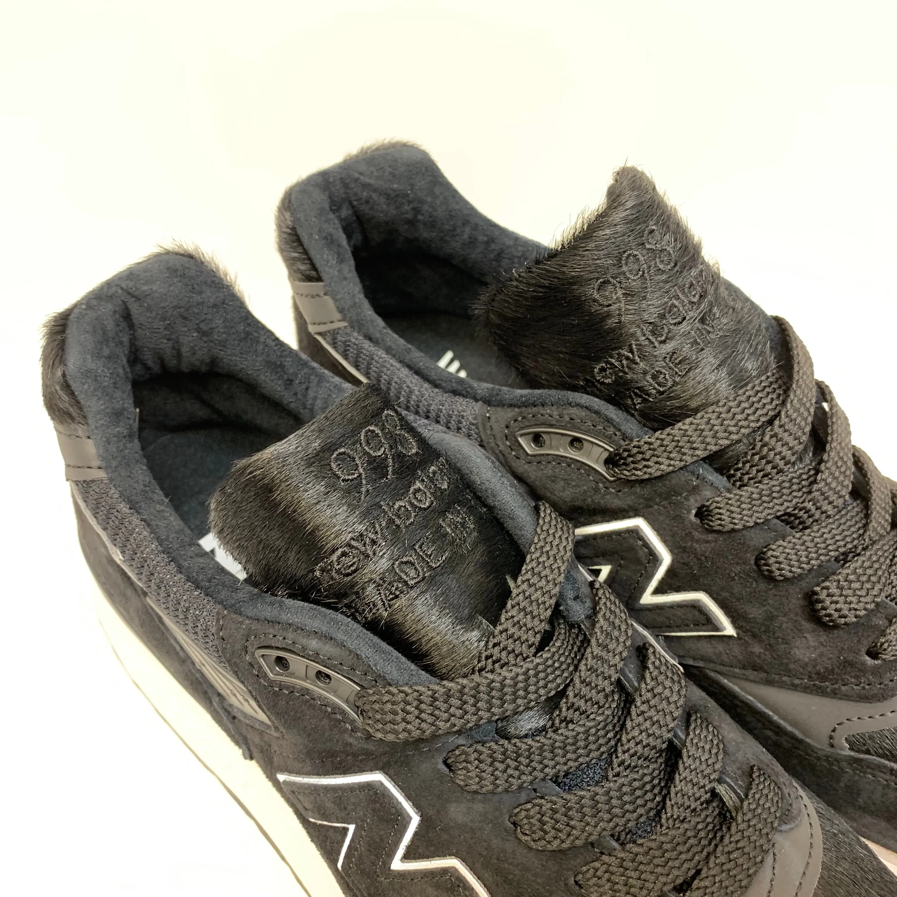 NEW BALANCE M998TCB BLACK PONY HAIR MADE IN USA