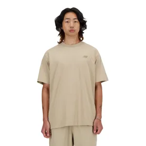 New Balance Men Athletics Cotton T-Shirt Stoneware MT41533-SOT