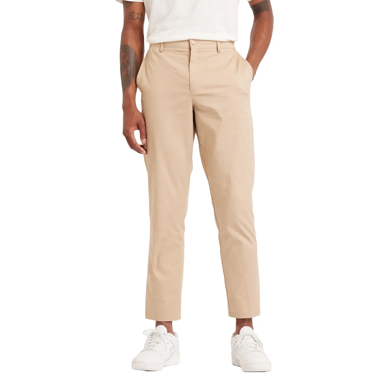 New Balance Men Athletics Standard Tapered Pant 30 Stoneware MP43554-SOT