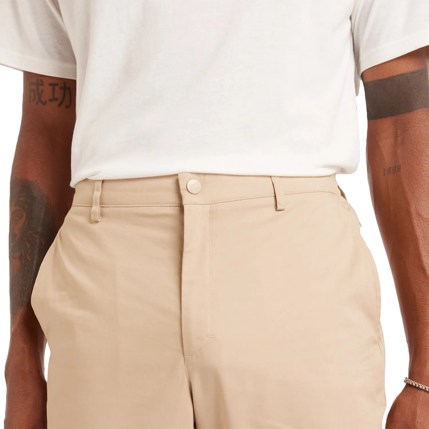 New Balance Men Athletics Standard Tapered Pant 30 Stoneware MP43554-SOT