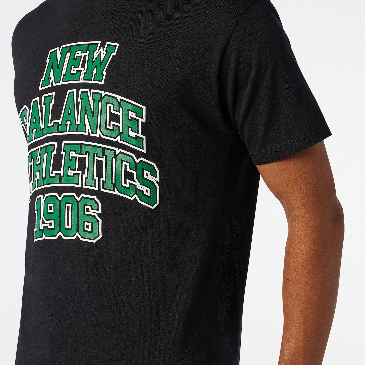 New Balance Men Athletics Varsity Spec Tee Black Core MT03518-BK