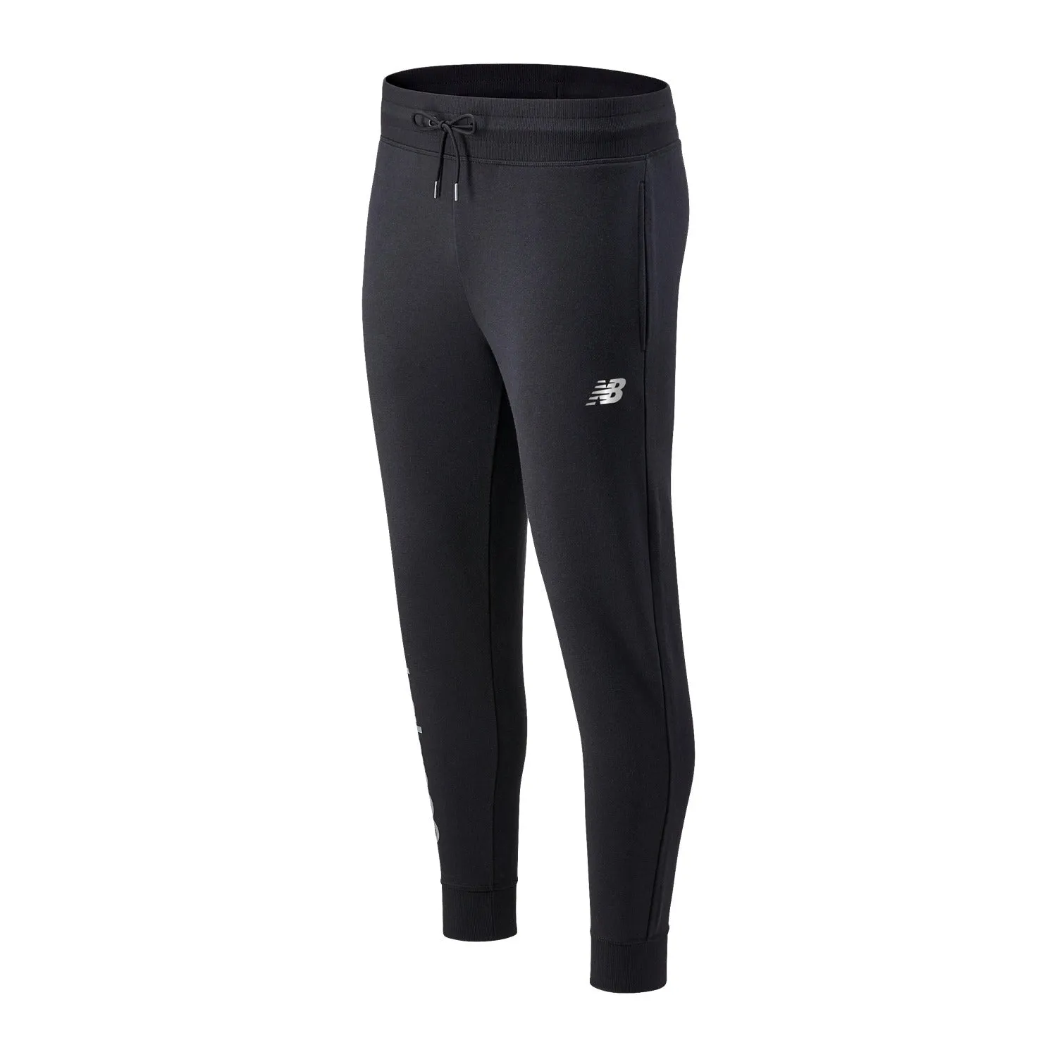 New Balance Men Essentials Metallic Sweatpant Black MP13590-BLK
