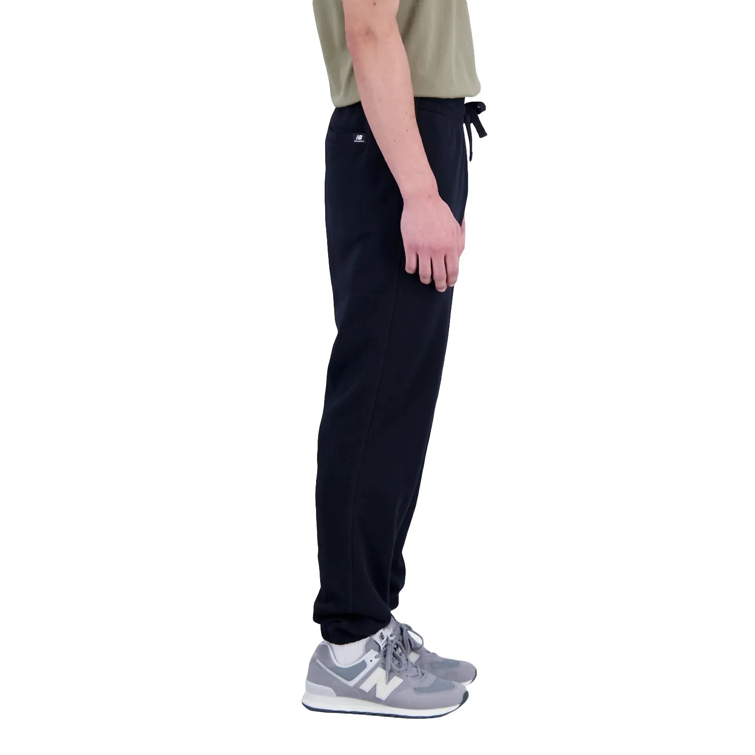 New Balance Men Essentials Reimagined French Terry Sweatpant Black MP31515-BLK