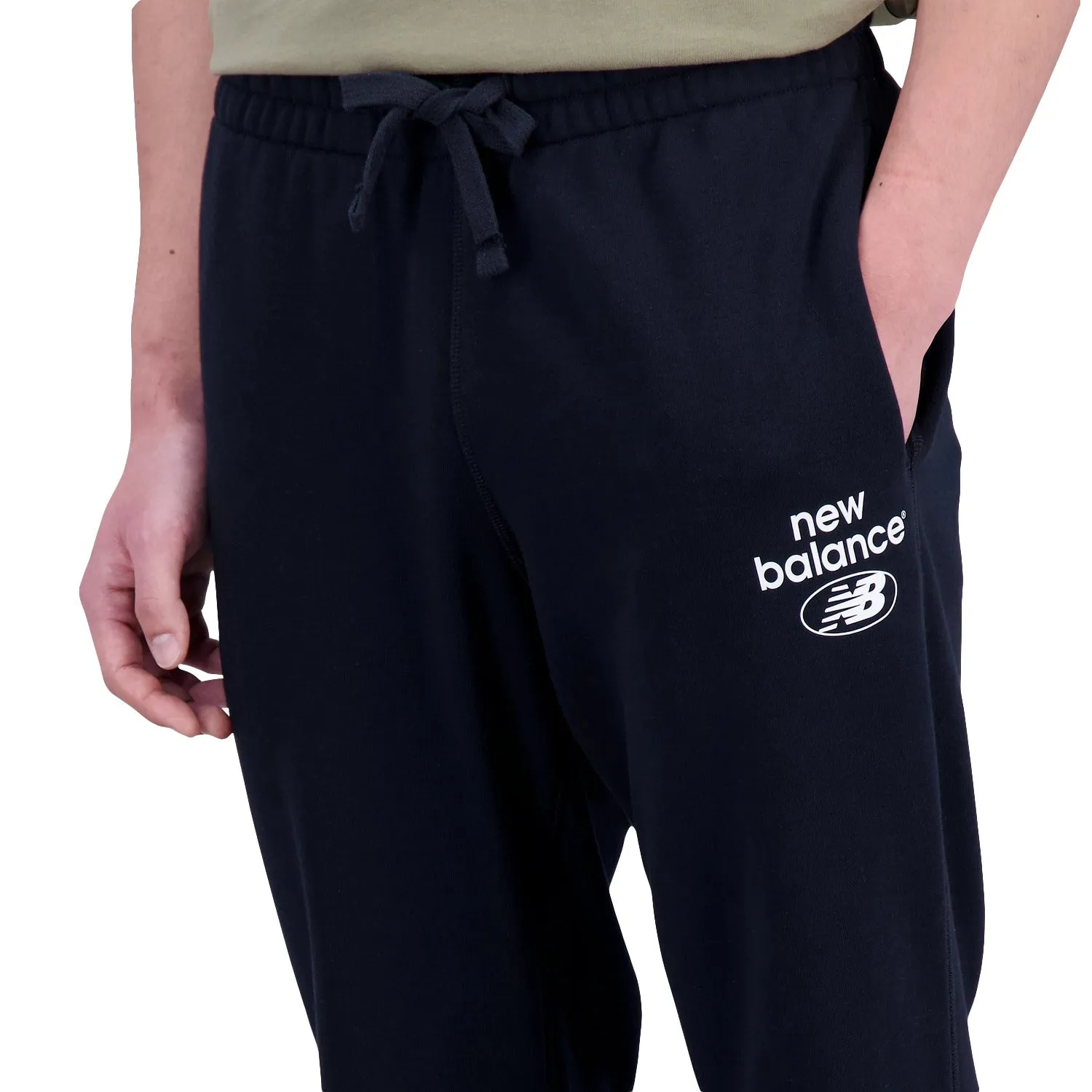 New Balance Men Essentials Reimagined French Terry Sweatpant Black MP31515-BLK