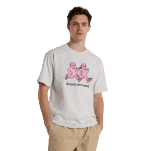 New Balance Men Face Oka Runner T-Shirt Ash Heather