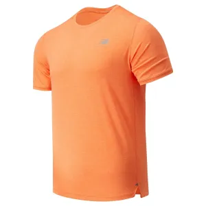 New Balance Men Impact Run Short Sleeve Citrus Punch MT01234-CP1