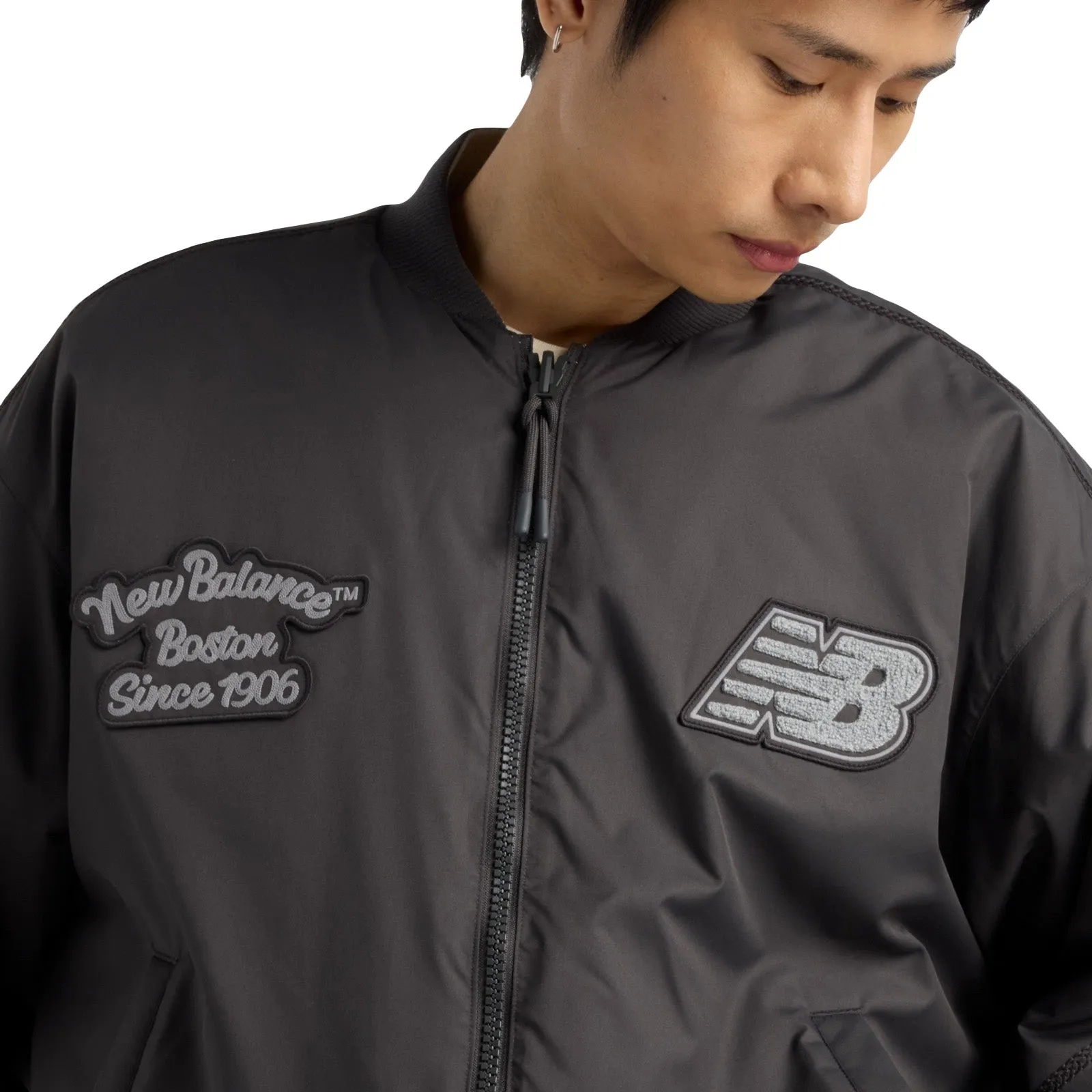 New Balance Men NBX Lunar New Year Woven Bomber Jacket