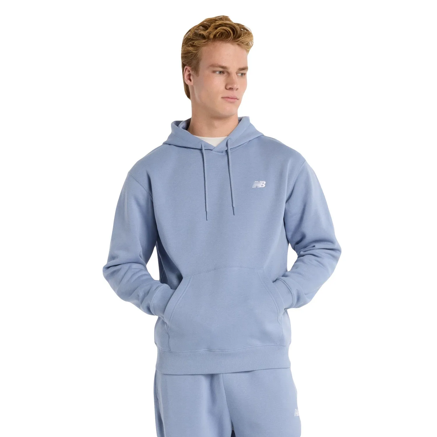 New Balance Men Sport Essentials Fleece Hoodie Dusk Shower