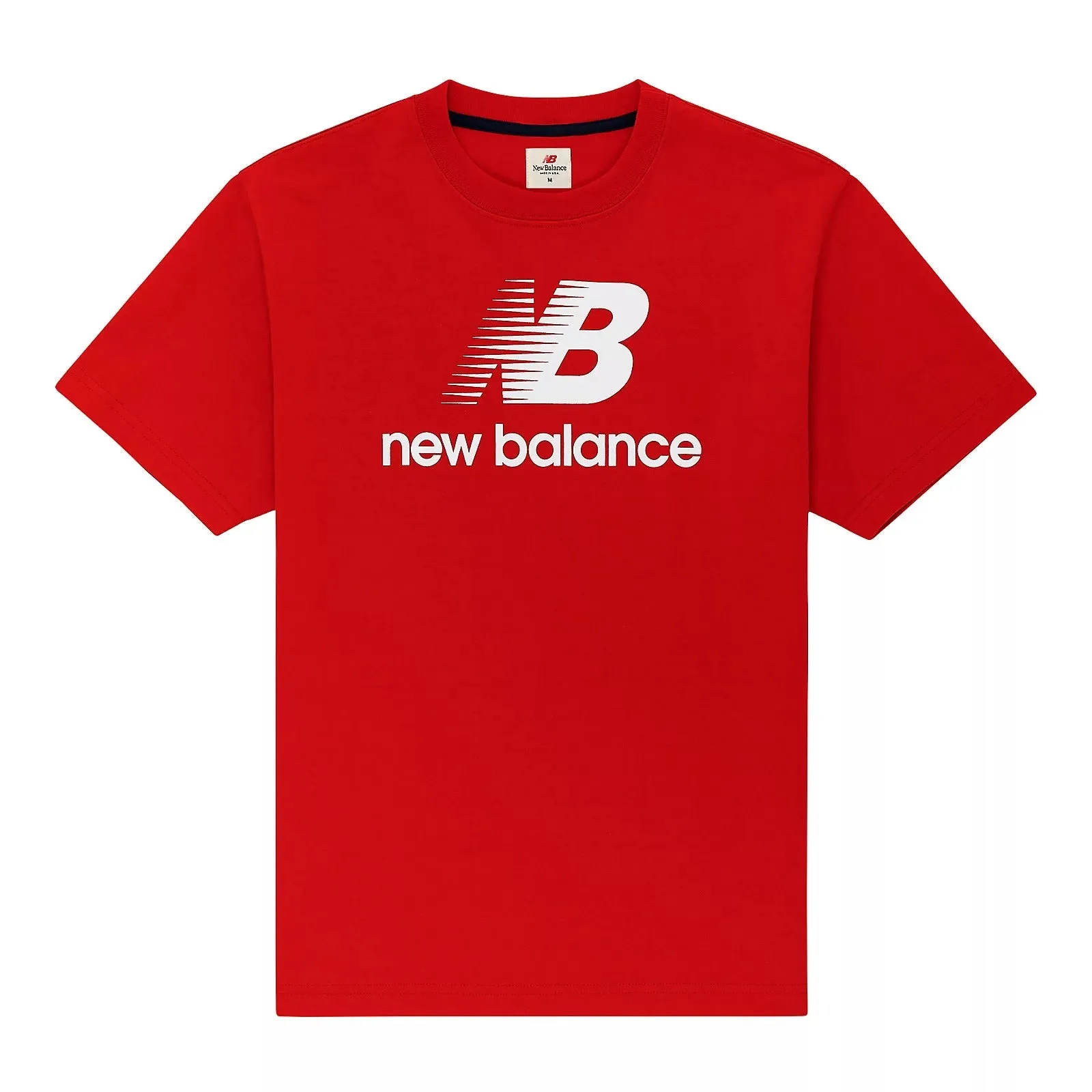 New Balance Men x Short Sleeve T-Shirt Made In USA Team Red MT21545-TRE