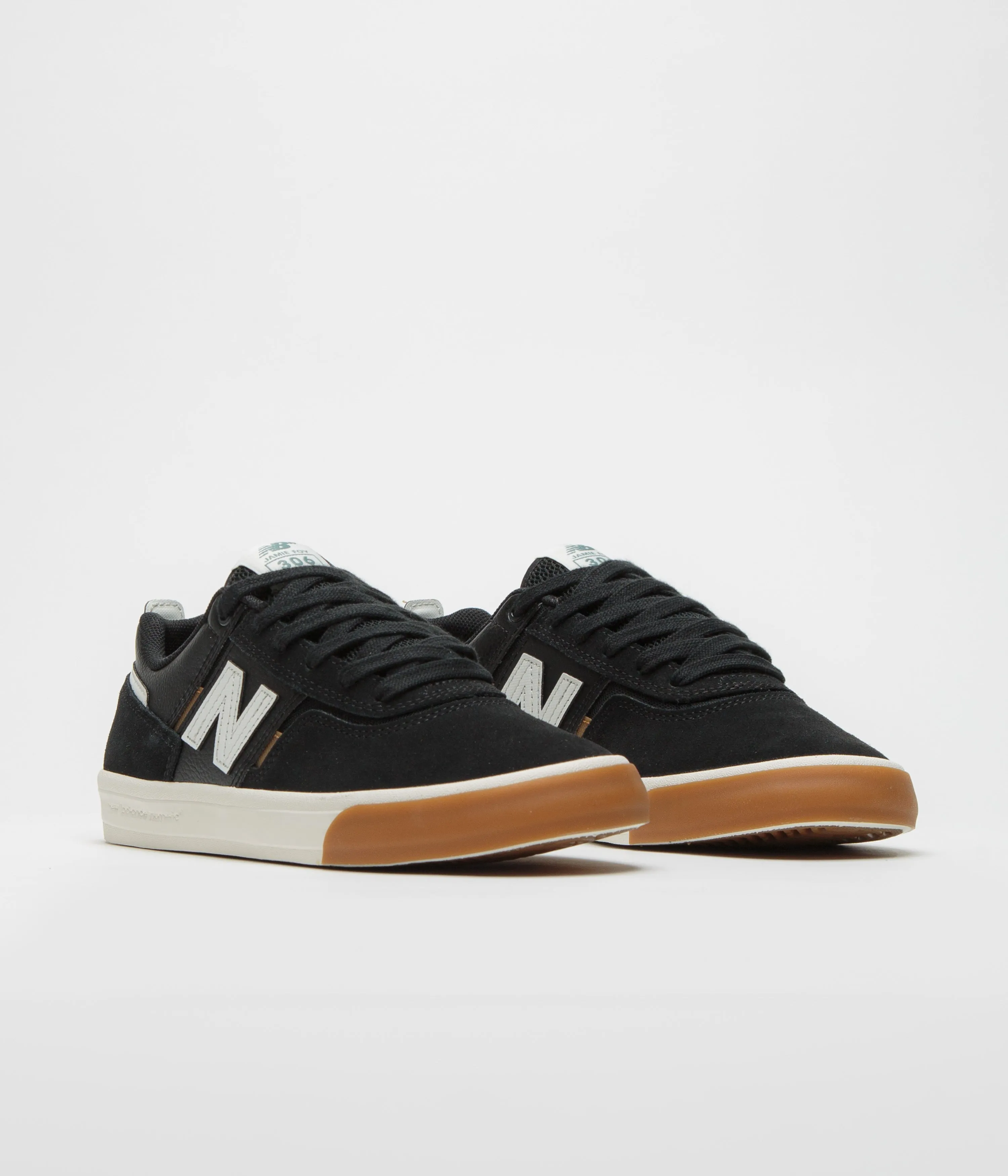 New Balance Numeric 306 Jamie Foy Shoes - Black / White / Black / White