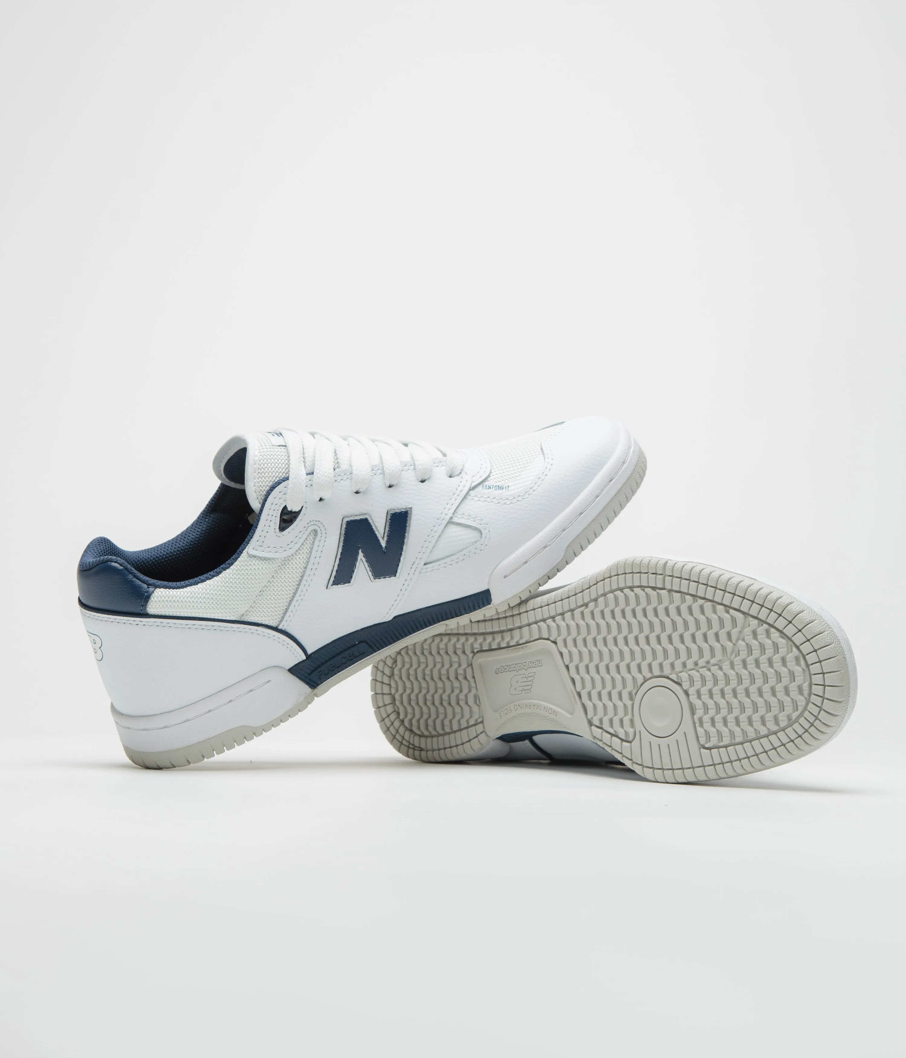New Balance Numeric 600 Tom Knox Shoes - White / Navy