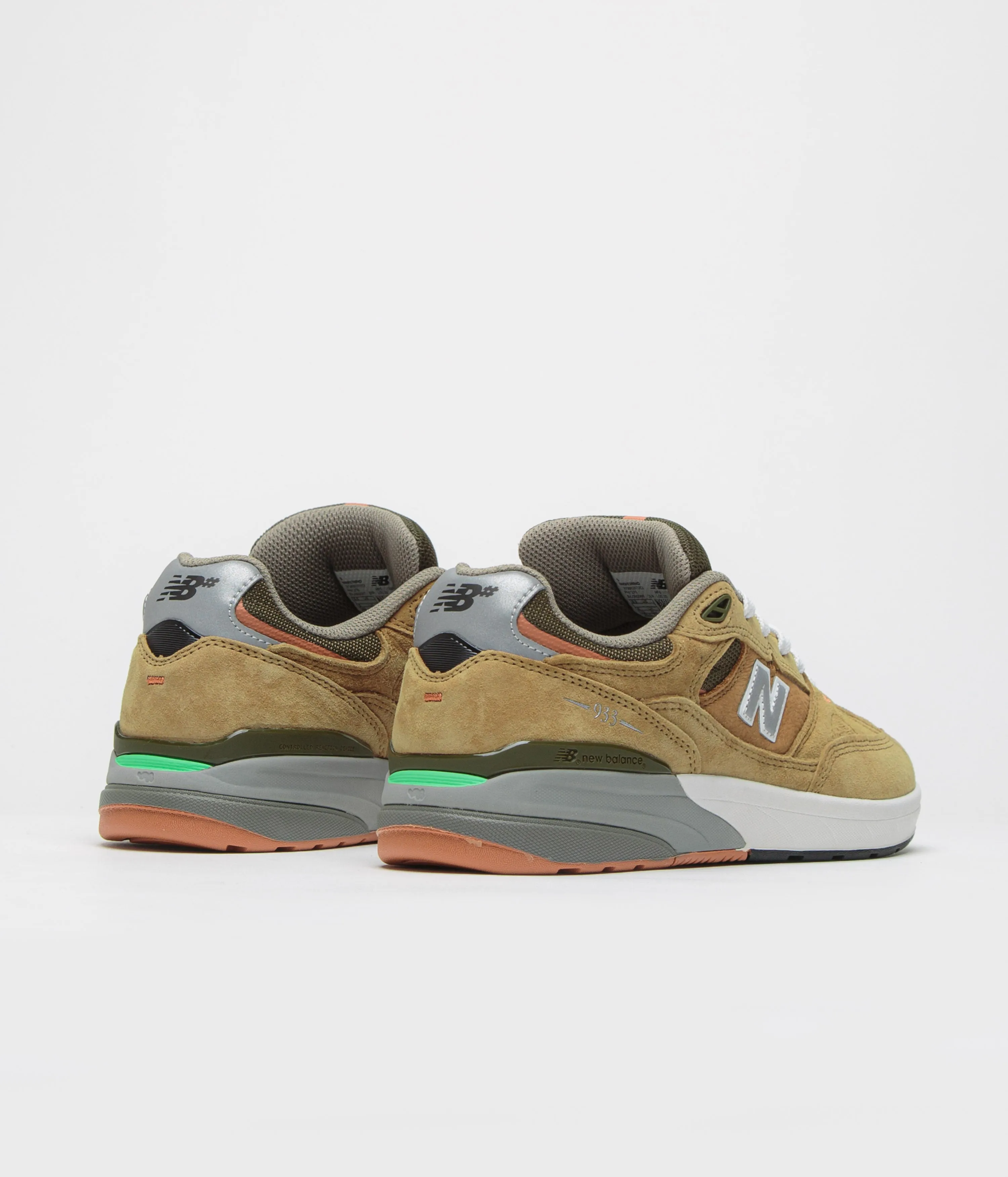 New Balance Numeric 933 Andrew Reynolds Shoes - Camel