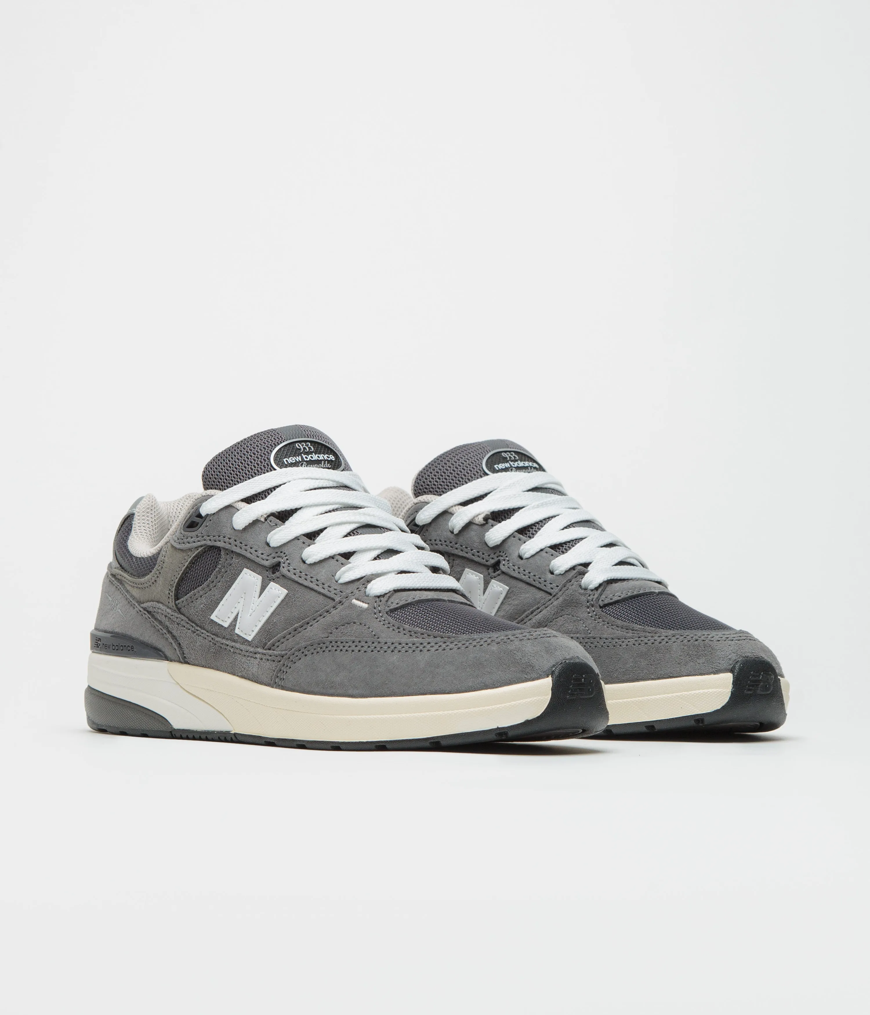 New Balance Numeric 933 Andrew Reynolds Shoes - Grey / White