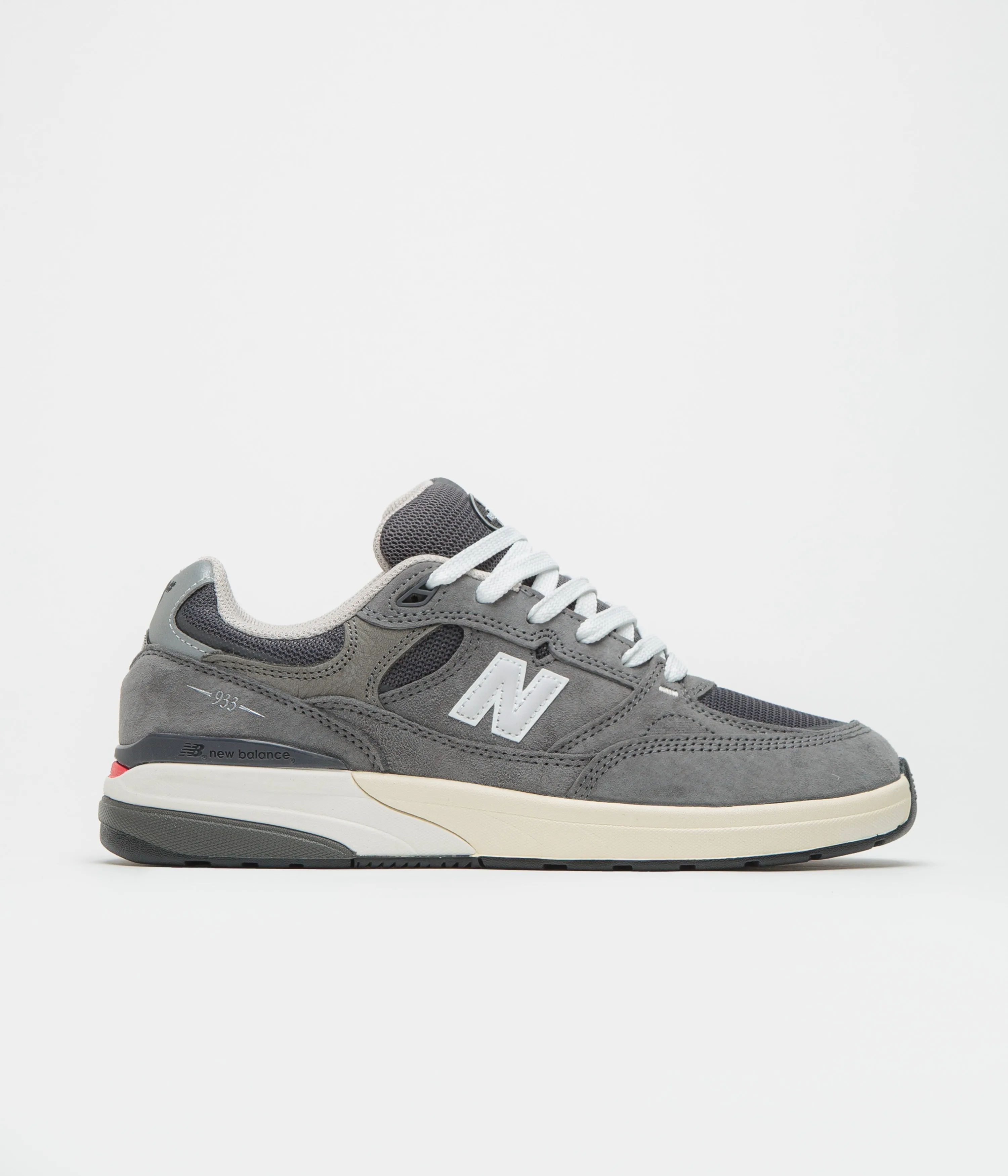 New Balance Numeric 933 Andrew Reynolds Shoes - Grey / White
