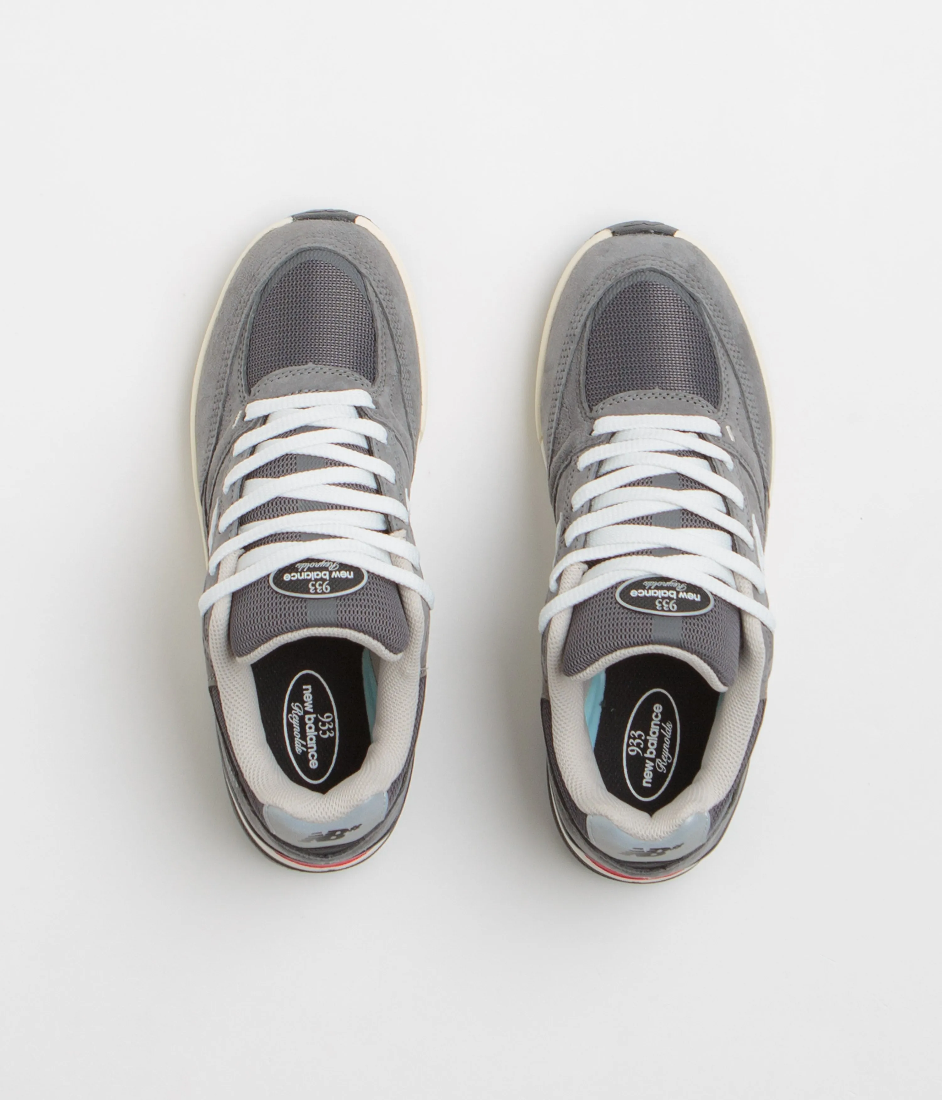 New Balance Numeric 933 Andrew Reynolds Shoes - Grey / White