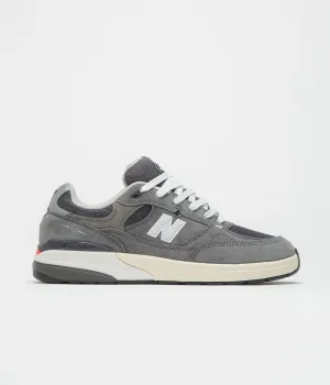 New Balance Numeric 933 Andrew Reynolds Shoes - Grey / White