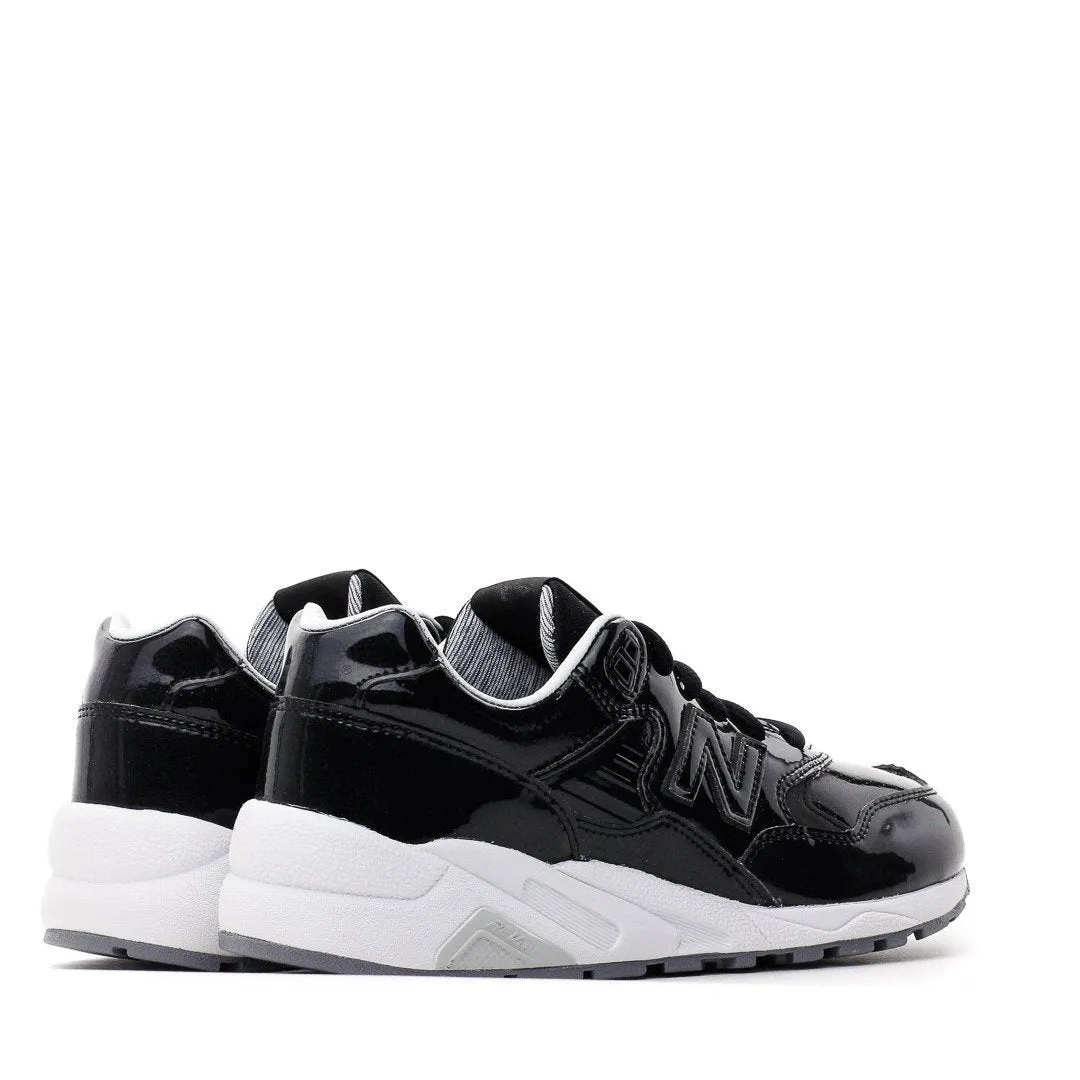 NEW BALANCE REVLITE WOMEN PATENT LEATHER BLACK SILVER WRT580MT