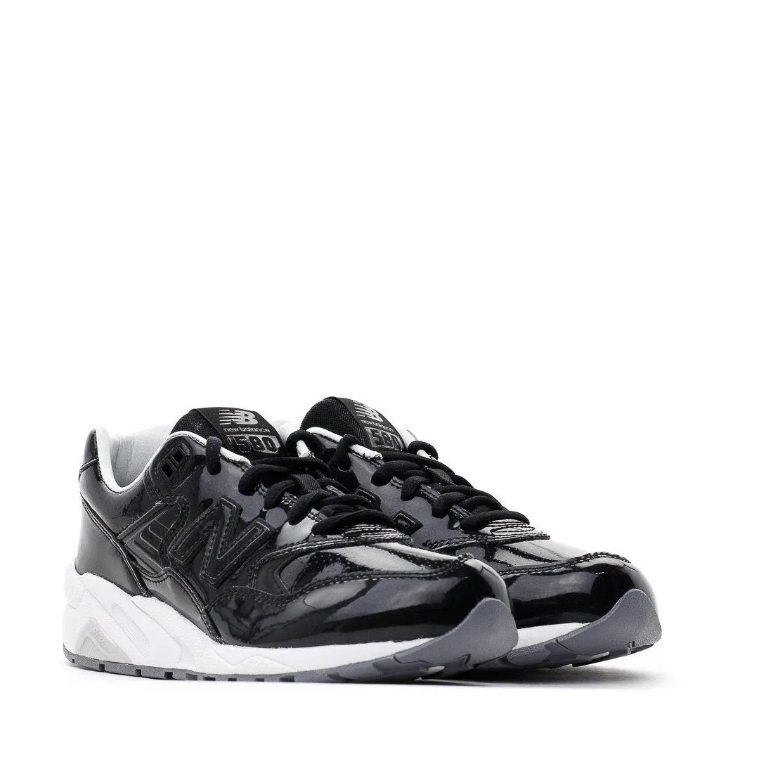 NEW BALANCE REVLITE WOMEN PATENT LEATHER BLACK SILVER WRT580MT