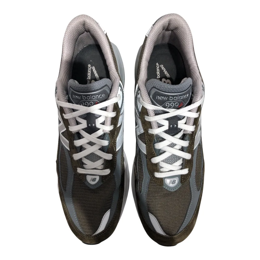 NEW BALANCE/Low-Sneakers/US 12/Cotton/BRW/NB 990 V6 BROWN