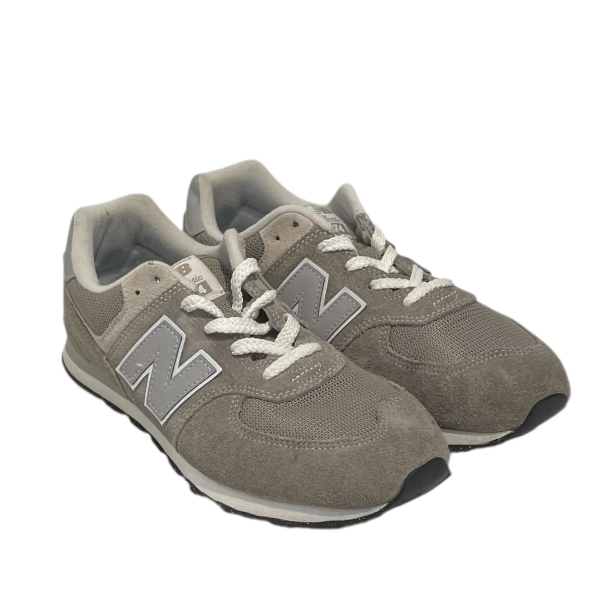 NEW BALANCE/Low-Sneakers/US 7/Suede/GRY/