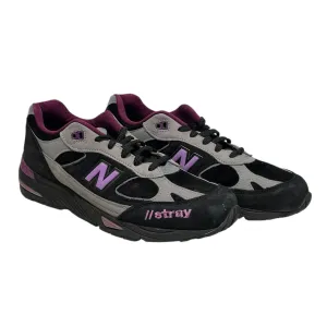 NEW BALANCE/STRAY RATS/Low-Sneakers/US 10/BLK/991 PURPLE