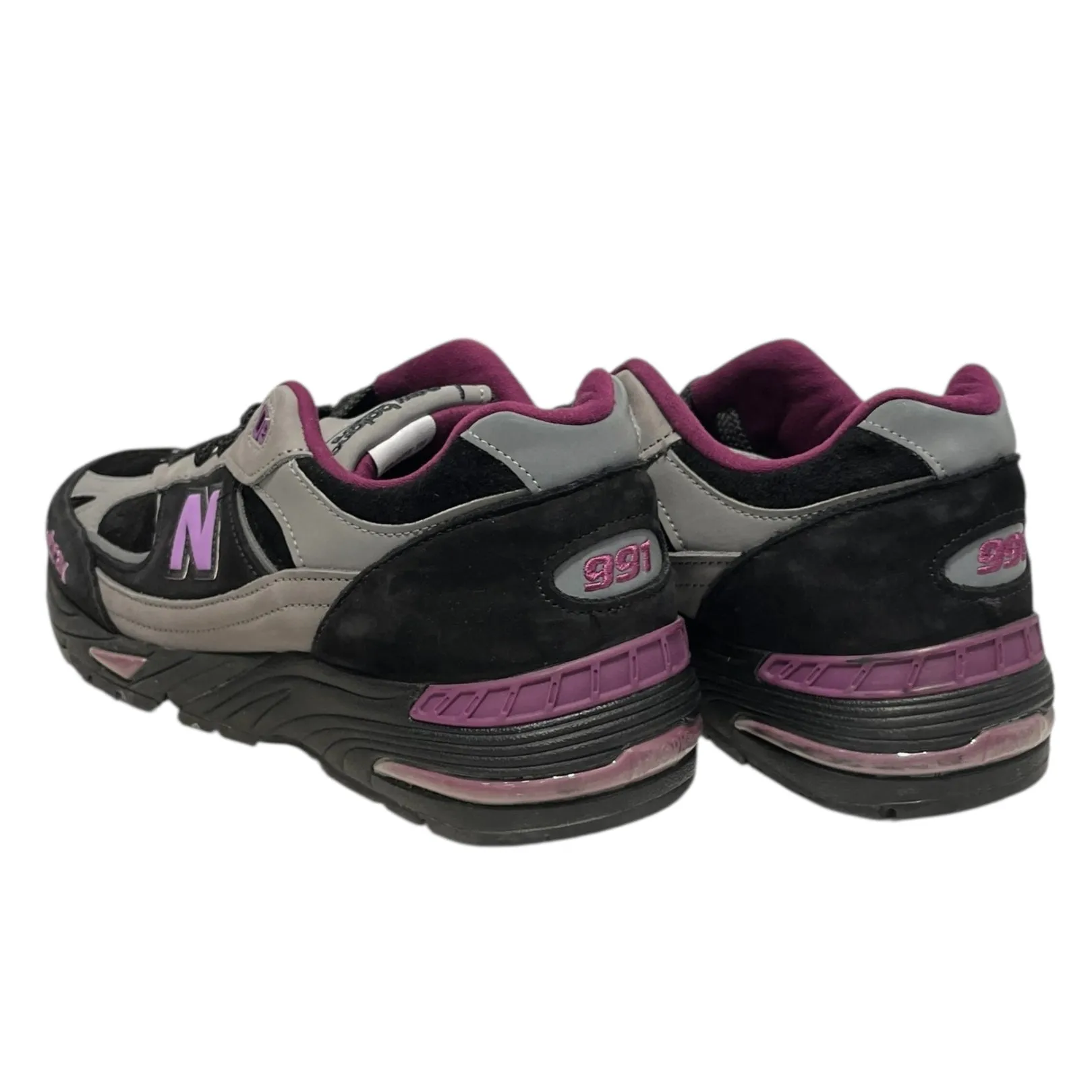 NEW BALANCE/STRAY RATS/Low-Sneakers/US 10/BLK/991 PURPLE
