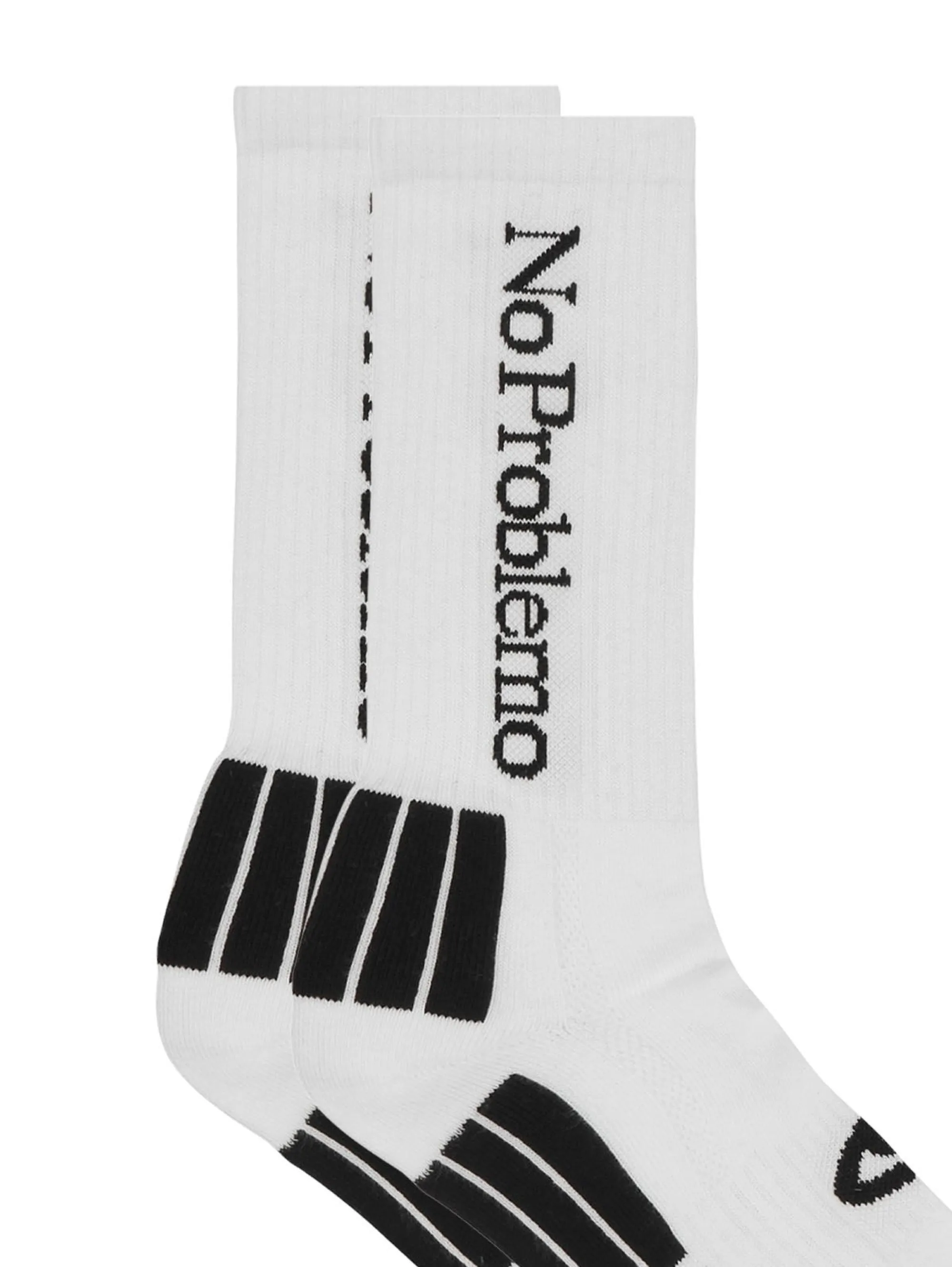 No Problem Socks White