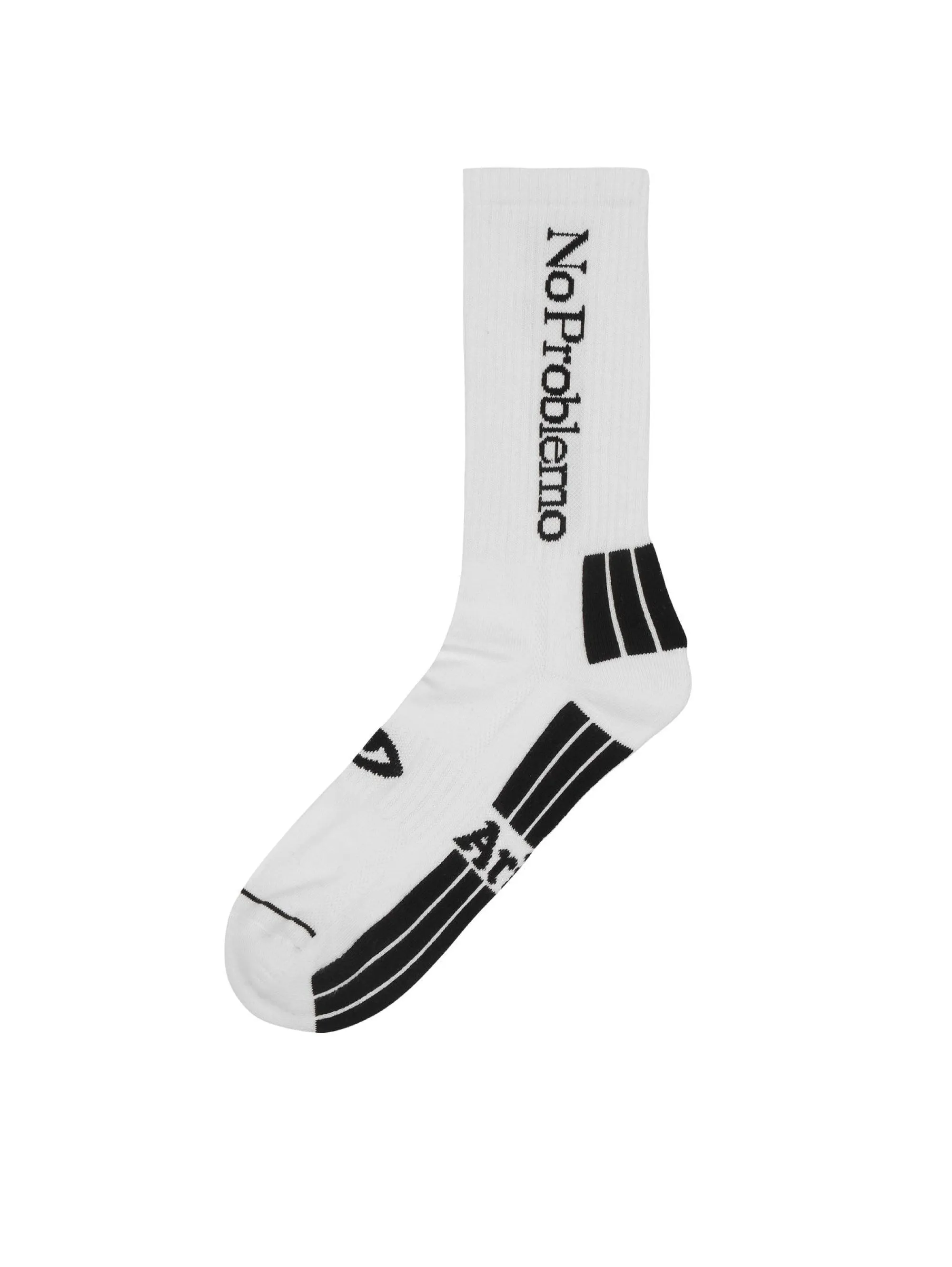 No Problem Socks White